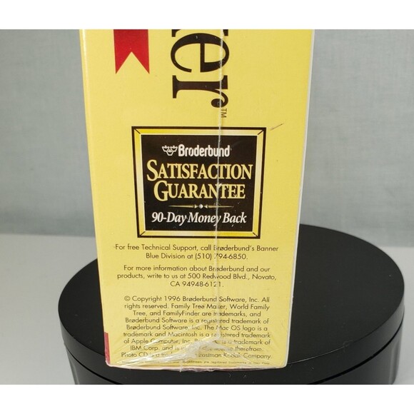 Vintage Windows Original Family Tree Maker 1996 Deluxe Edition II NEW Sealed - Picture 15 of 16